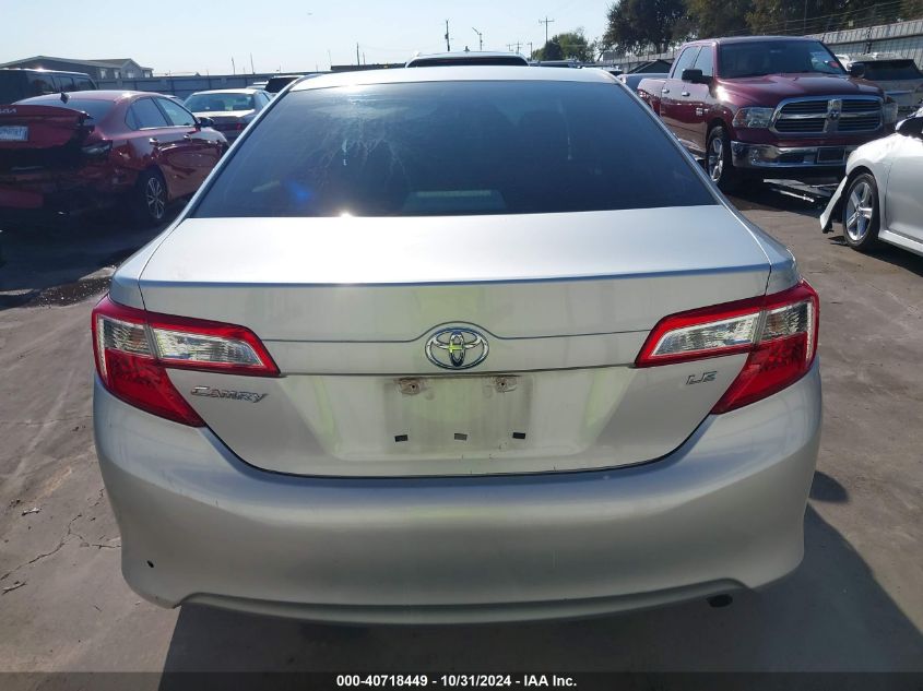 2012 Toyota Camry Le VIN: 4T4BF1FK5CR271463 Lot: 40718449