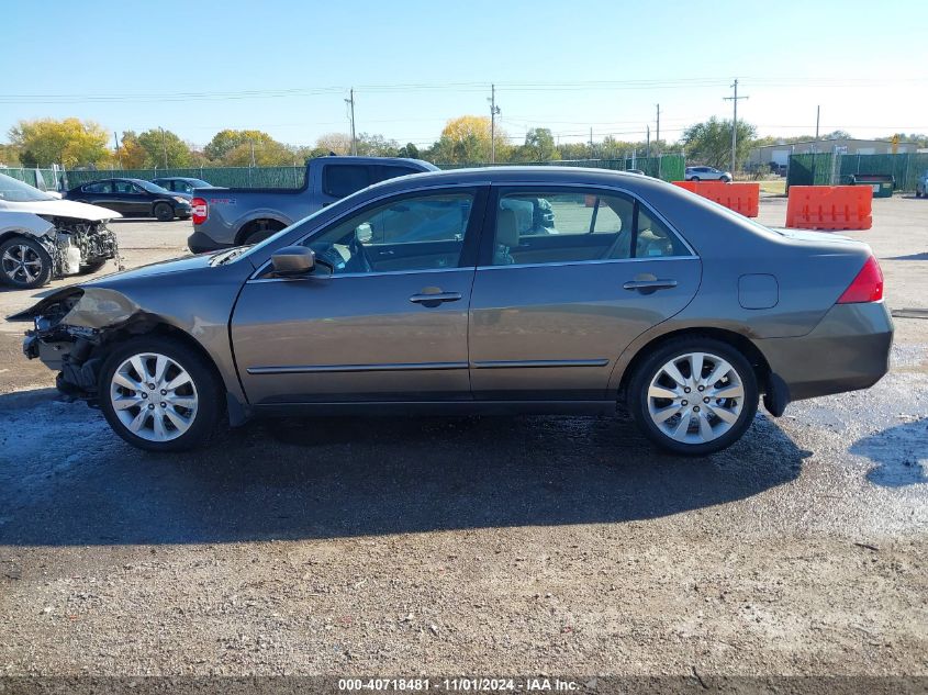 2006 Honda Accord 3.0 Ex VIN: 1HGCM66526A070417 Lot: 40718481