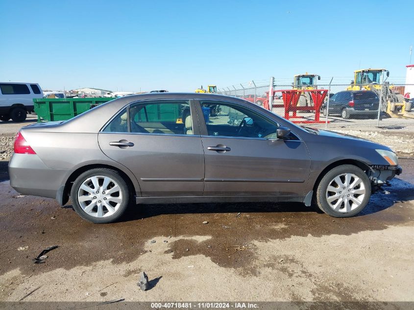 2006 Honda Accord 3.0 Ex VIN: 1HGCM66526A070417 Lot: 40718481