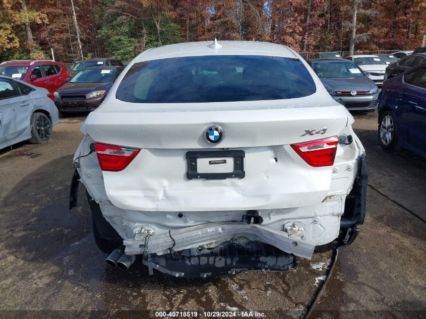 2015 BMW X4 xDrive28I VIN: 5UXXW3C54F0F89442 Lot: 40718519