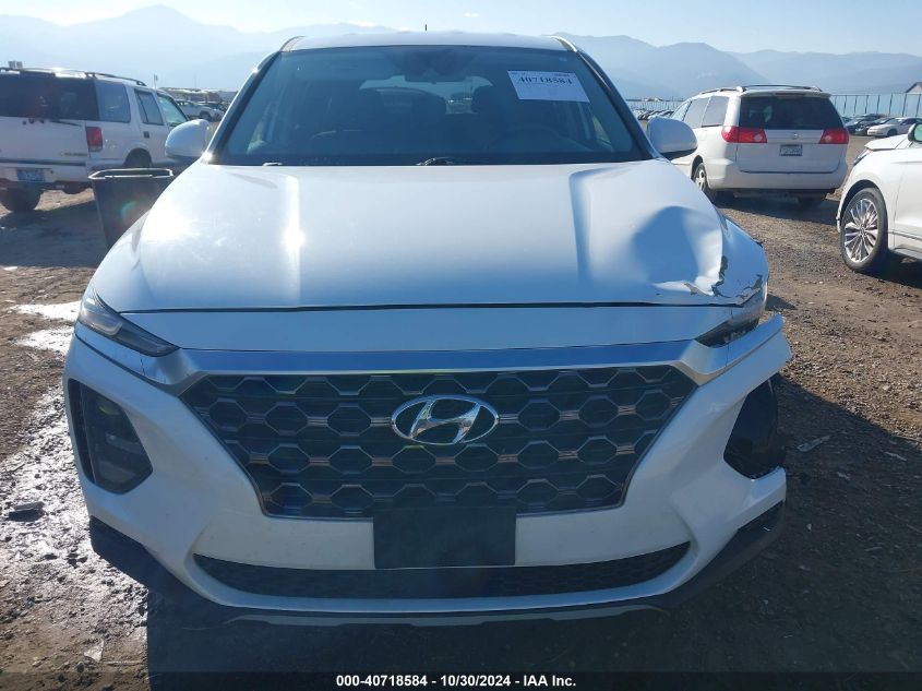 2019 Hyundai Santa Fe Se VIN: 5NMS2CAD1KH113318 Lot: 40718584