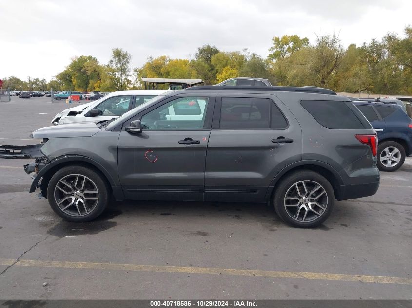 2017 Ford Explorer Sport VIN: 1FM5K8GT0HGB83753 Lot: 40718586