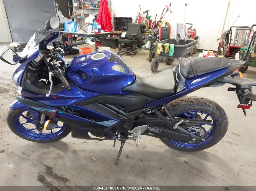 2024 Yamaha Yzfr3 A VIN: MH3RH18Y1RK014802 Lot: 40718594