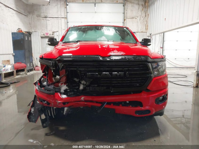 2021 Ram 1500 Big Horn 4X4 6'4 Box VIN: 1C6SRFBT8MN724124 Lot: 40718597