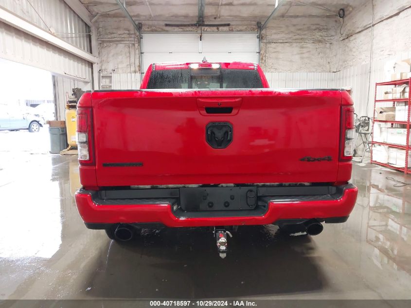 2021 Ram 1500 Big Horn 4X4 6'4 Box VIN: 1C6SRFBT8MN724124 Lot: 40718597