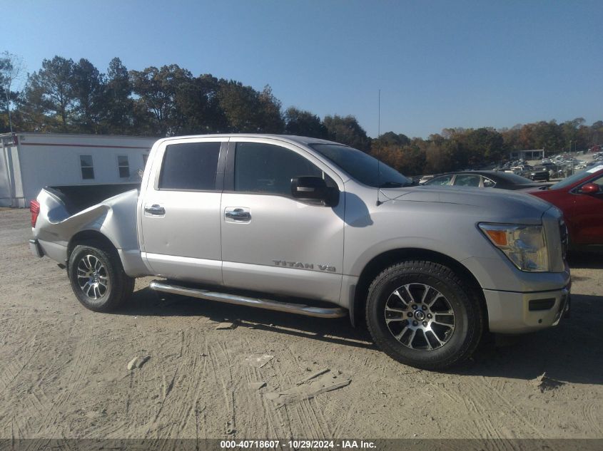 2020 Nissan Titan Sv 4X2 VIN: 1N6AA1EF2LN505322 Lot: 40718607