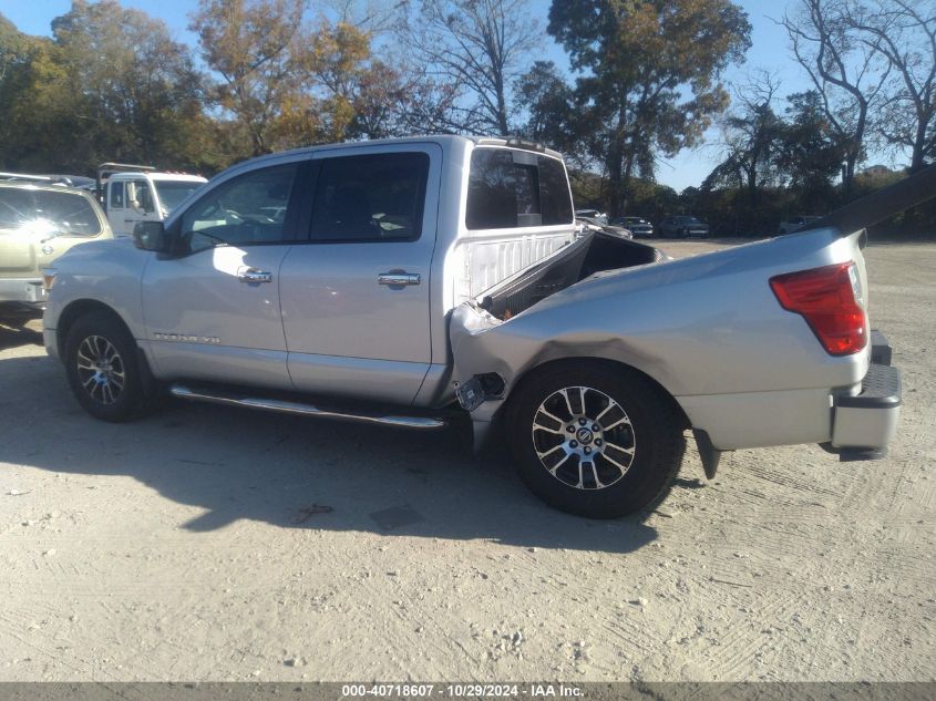 2020 Nissan Titan Sv 4X2 VIN: 1N6AA1EF2LN505322 Lot: 40718607