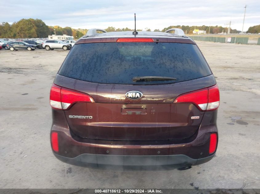 2015 Kia Sorento Lx VIN: 5XYKTCA61FG586263 Lot: 40718612