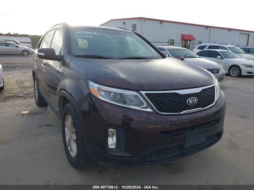 2015 Kia Sorento Lx VIN: 5XYKTCA61FG586263 Lot: 40718612