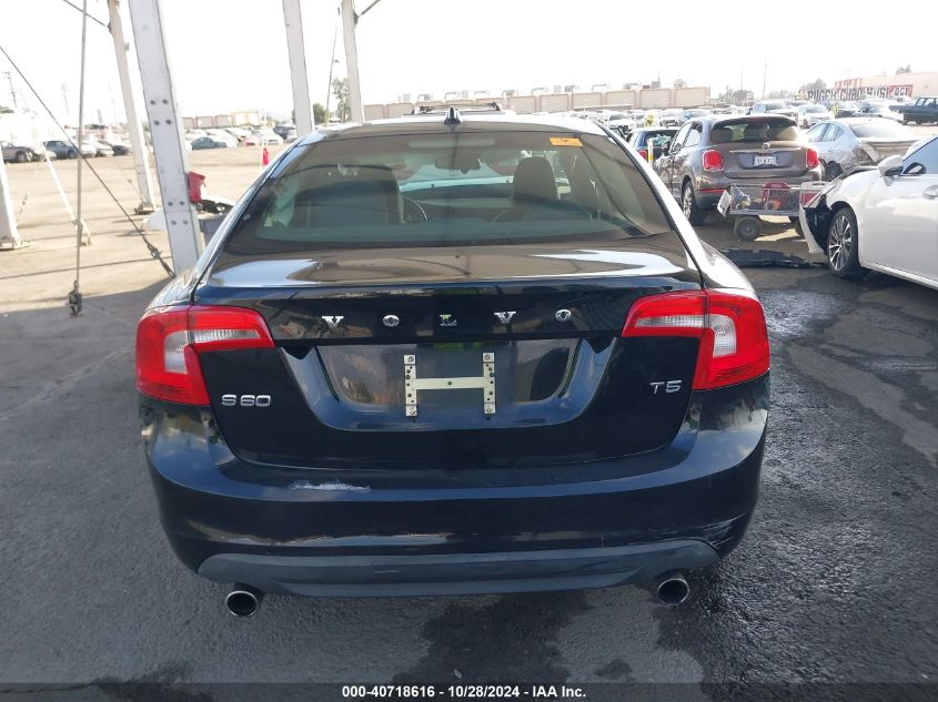 2012 Volvo S60 T5 VIN: YV1622FS5C2048895 Lot: 40718616