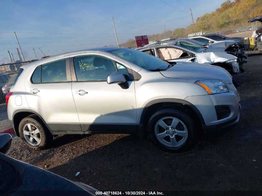 2016 Chevrolet Trax 1Ls VIN: 3GNCJNSB4GL184224 Lot: 40718624