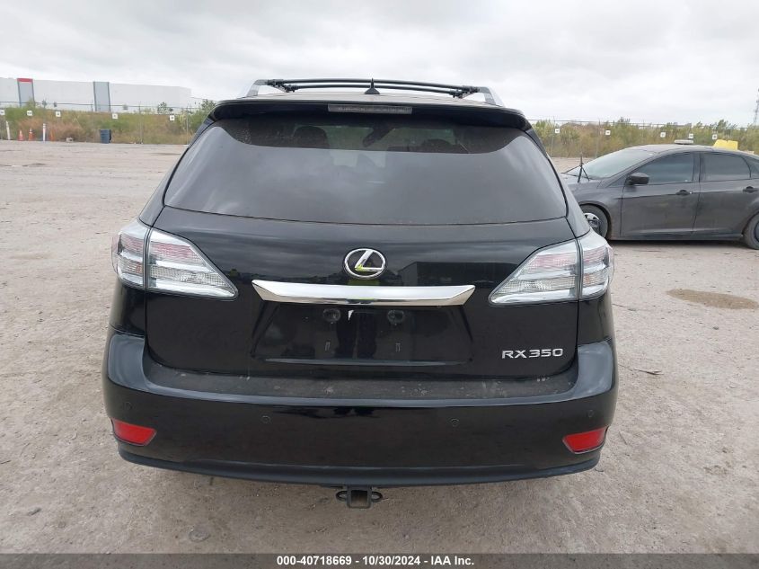 2012 Lexus Rx 350 VIN: 2T2ZK1BA2CC067363 Lot: 40718669