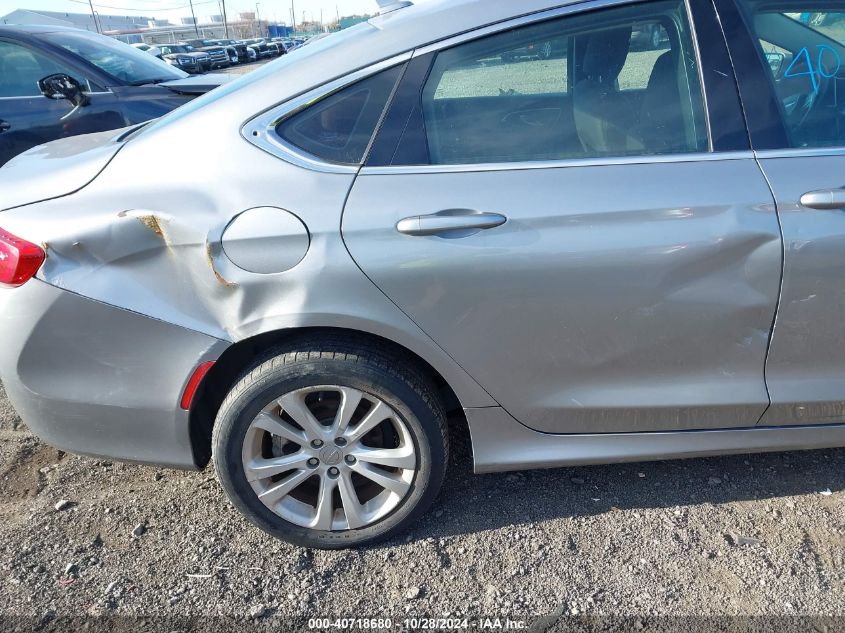 2015 Chrysler 200 Limited VIN: 1C3CCCAB7FN622603 Lot: 40718680