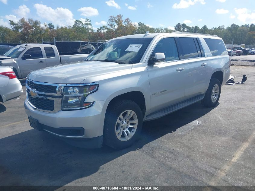 2015 Chevrolet Suburban 1500 Lt VIN: 1GNSCJKC2FR604416 Lot: 40718684