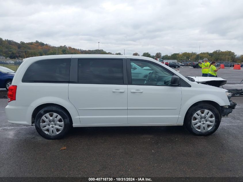 2014 Dodge Grand Caravan Se VIN: 2C4RDGBG8ER109740 Lot: 40718730