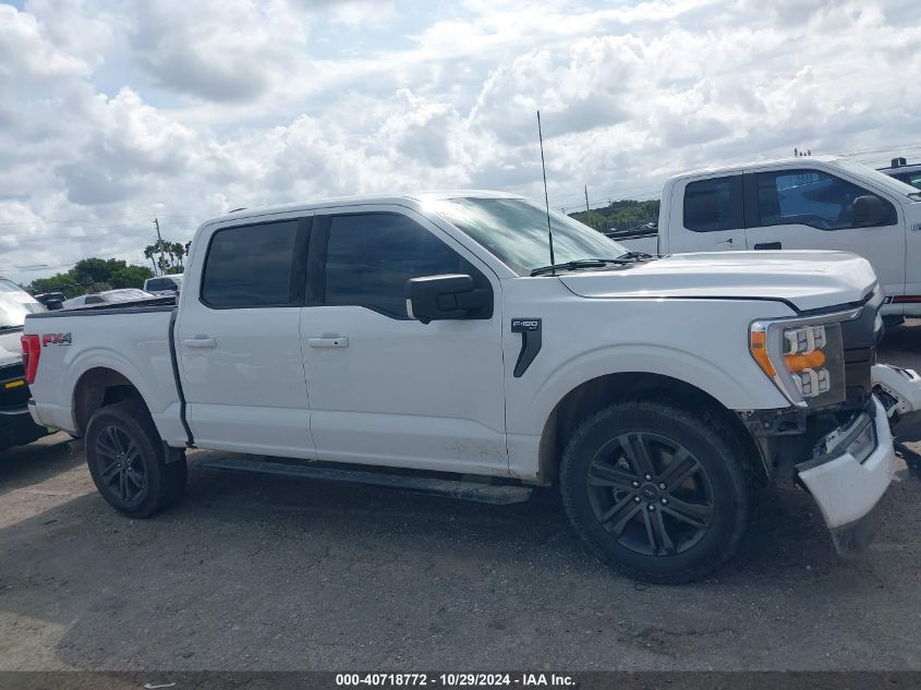 2022 Ford F-150 Xlt VIN: 1FTFW1E81NFA77946 Lot: 40718772