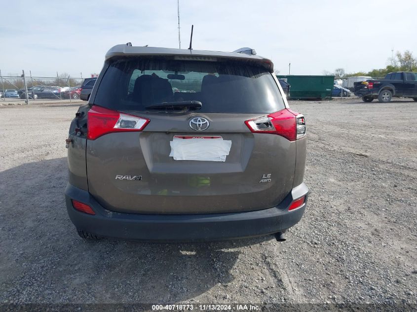 2015 Toyota Rav4 Le VIN: JTMBFREV8FD127838 Lot: 40718773