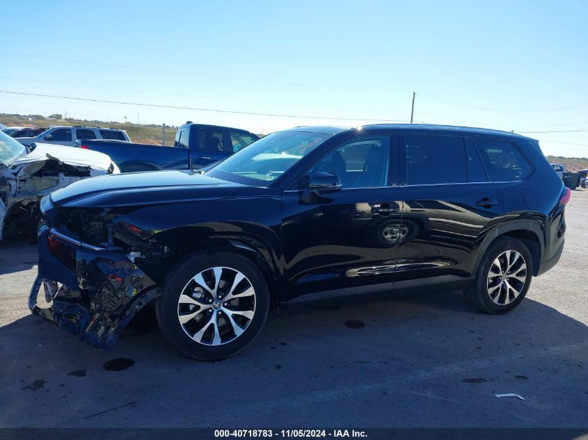 2024 Toyota Grand Highlander Hybrid Limited Max VIN: 5TDADAB53RS000155 Lot: 40718783