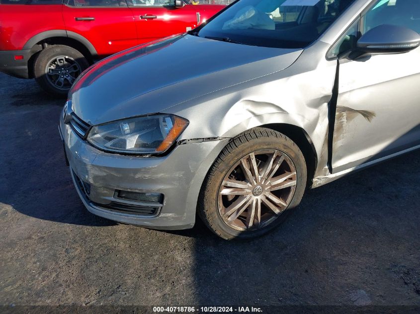 2015 Volkswagen Golf Sportwagen Tdi Se 4-Door VIN: 3VWCA7AU7FM512345 Lot: 40718786