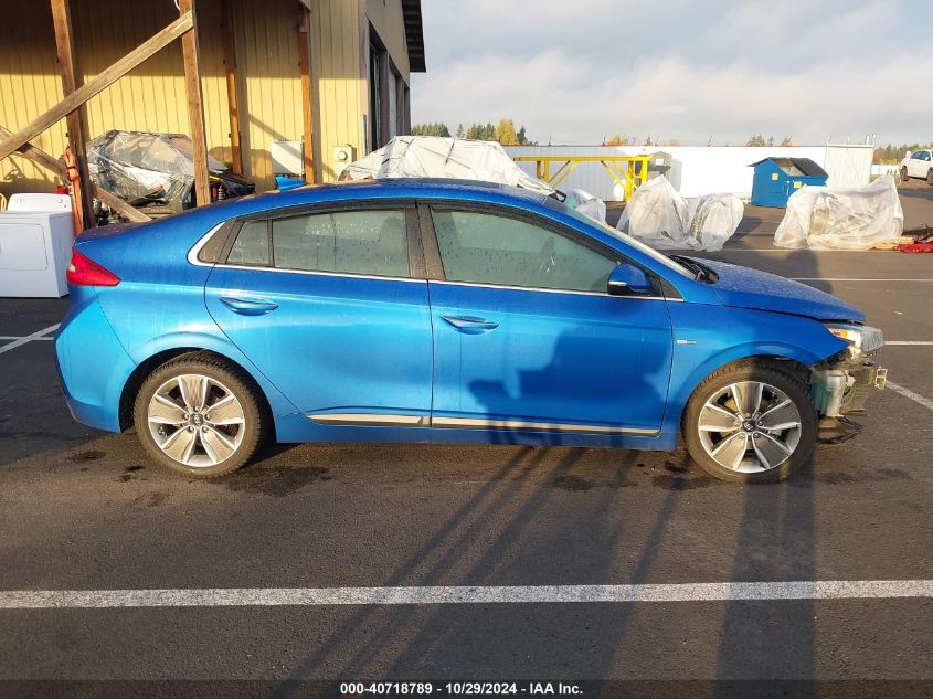 2018 Hyundai Ioniq Hybrid Limited VIN: KMHC85LC3JU092705 Lot: 40718789