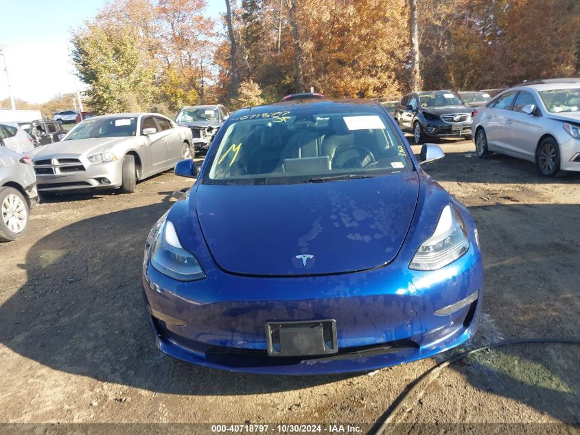 2022 Tesla Model 3 Rear-Wheel Drive VIN: 5YJ3E1EA6NF190255 Lot: 40718797