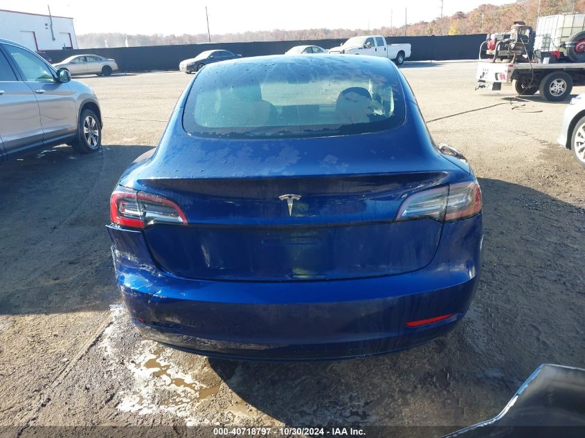 2022 Tesla Model 3 Rear-Wheel Drive VIN: 5YJ3E1EA6NF190255 Lot: 40718797