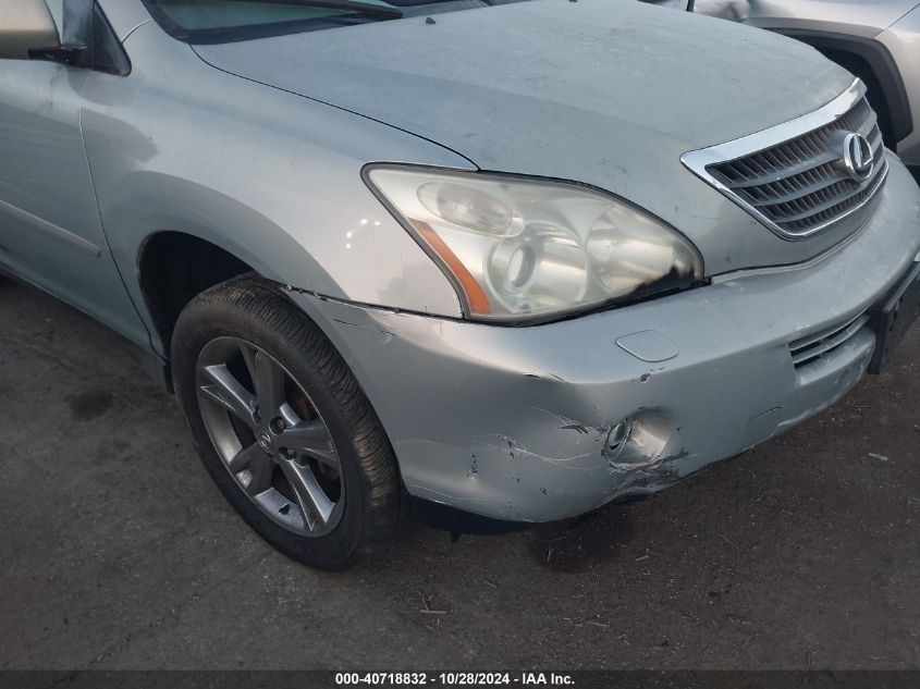 2006 Lexus Rx 400H Base (Cvt) VIN: JTJGW31UX60001601 Lot: 40718832