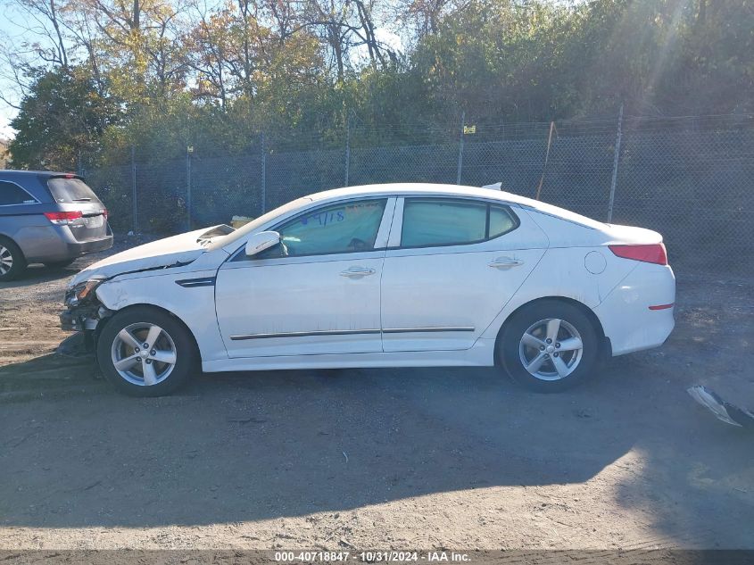 2015 Kia Optima Lx VIN: 5XXGM4A71FG376753 Lot: 40718847