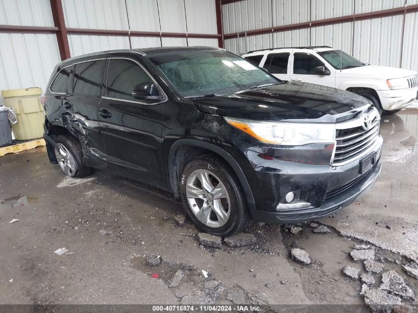 VIN 5TDDKRFH8FS075788 2015 TOYOTA HIGHLANDER no.1