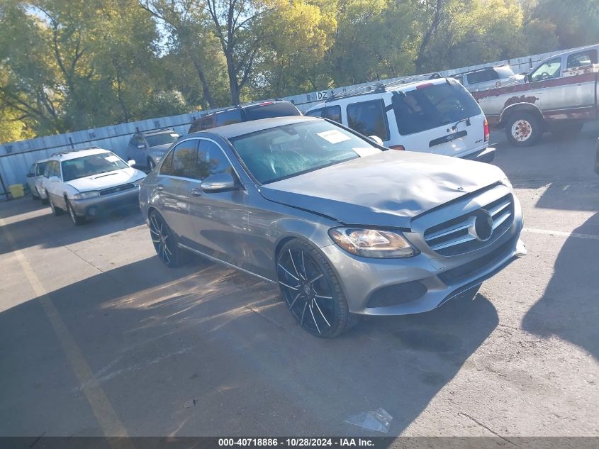 2015 Mercedes-Benz C 300 4Matic VIN: 55SWF4KB7FU008460 Lot: 40718886