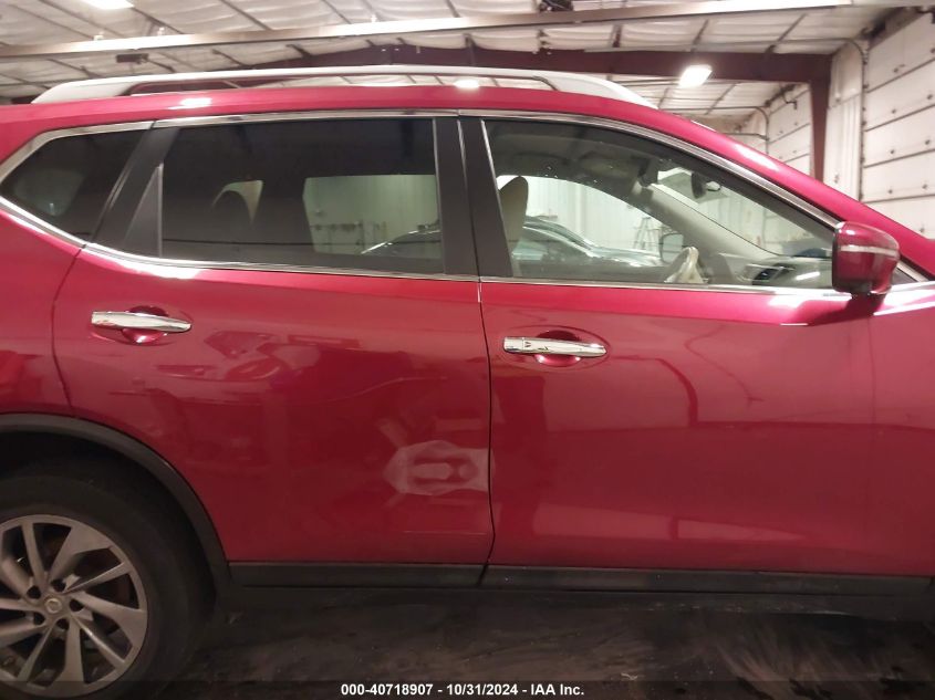 2015 Nissan Rogue Sl VIN: 5N1AT2MV7FC814890 Lot: 40718907