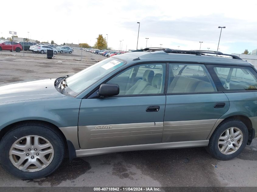 2001 Subaru Outback Outback Awp VIN: 4S3BH675716621904 Lot: 40718942