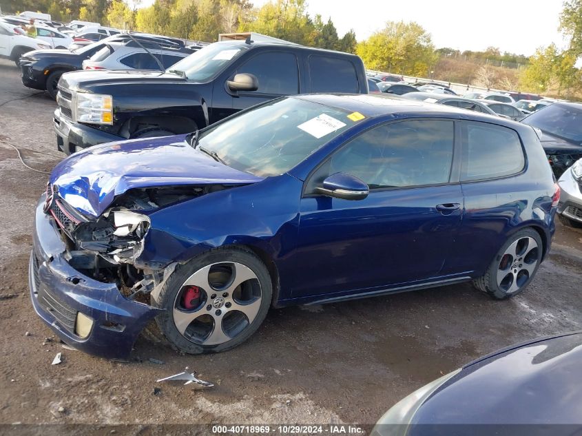 2010 Volkswagen Gti 2-Door VIN: WVWFV74J5AW399479 Lot: 40718969