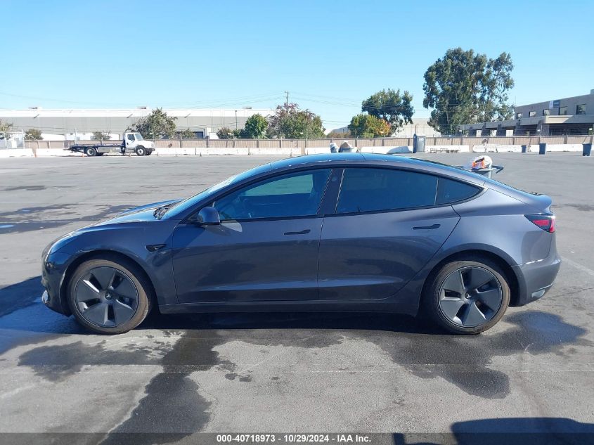 2022 Tesla Model 3 Long Range Dual Motor All-Wheel Drive VIN: 5YJ3E1EB4NF171860 Lot: 40718973