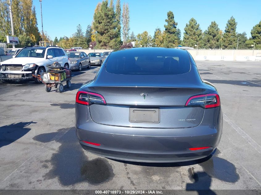 2022 Tesla Model 3 Long Range Dual Motor All-Wheel Drive VIN: 5YJ3E1EB4NF171860 Lot: 40718973