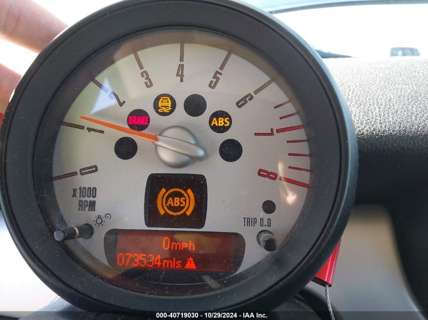 2012 MINI COOPER VIN: WMWSU3C51CT367317