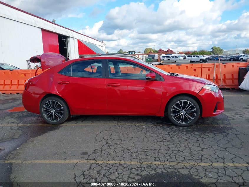 2016 Toyota Corolla L/Le/Le Pls/Prm/S/S Pls VIN: 2T1BURHE0GC624575 Lot: 40719065