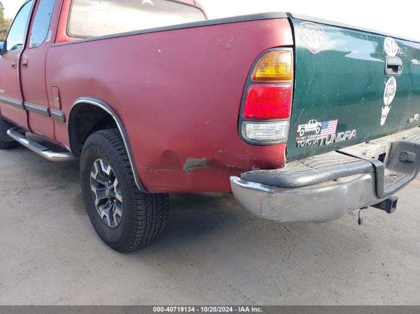 2001 Toyota Tundra Sr5 V8 VIN: 5TBRT34101S176198 Lot: 40719134