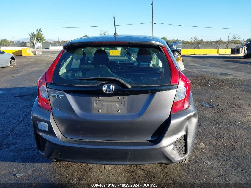 2015 Honda Fit Lx VIN: 3HGGK5H59FM763874 Lot: 40719165