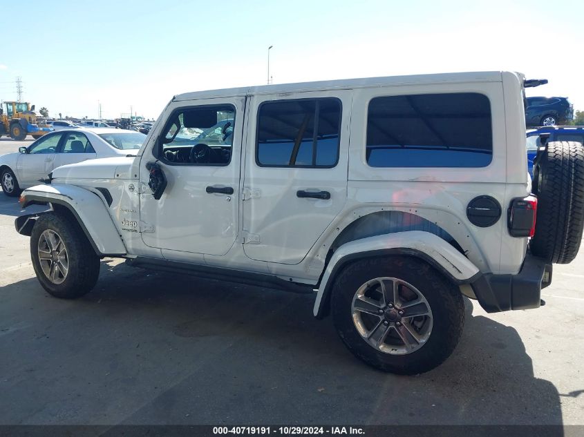 2020 Jeep Wrangler Unlimited Sahara VIN: 1C4HJXEN2LW203406 Lot: 40719191