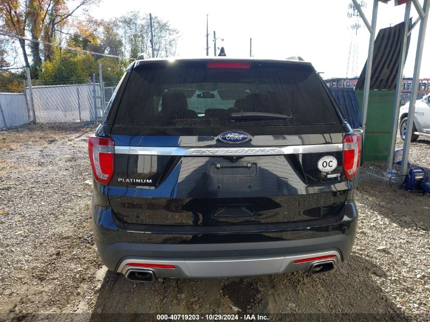 2017 Ford Explorer Platinum VIN: 1FM5K8HT2HGE07619 Lot: 40719203