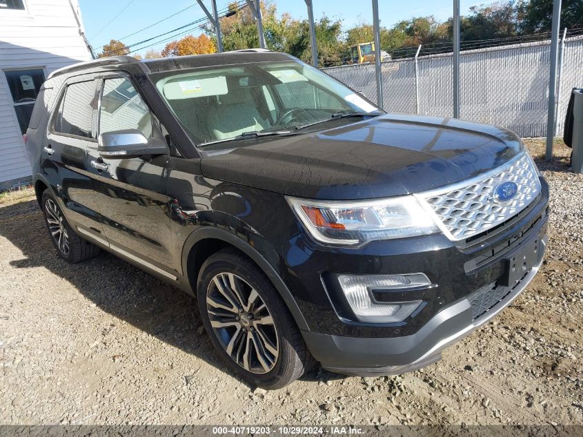 VIN 1FM5K8HT2HGE07619 2017 Ford Explorer, Platinum no.1