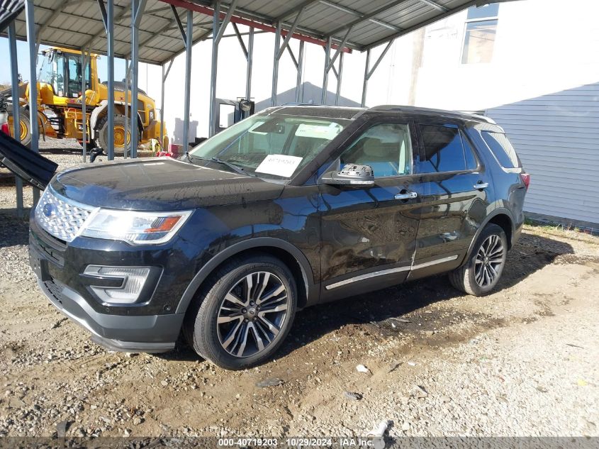 VIN 1FM5K8HT2HGE07619 2017 Ford Explorer, Platinum no.2