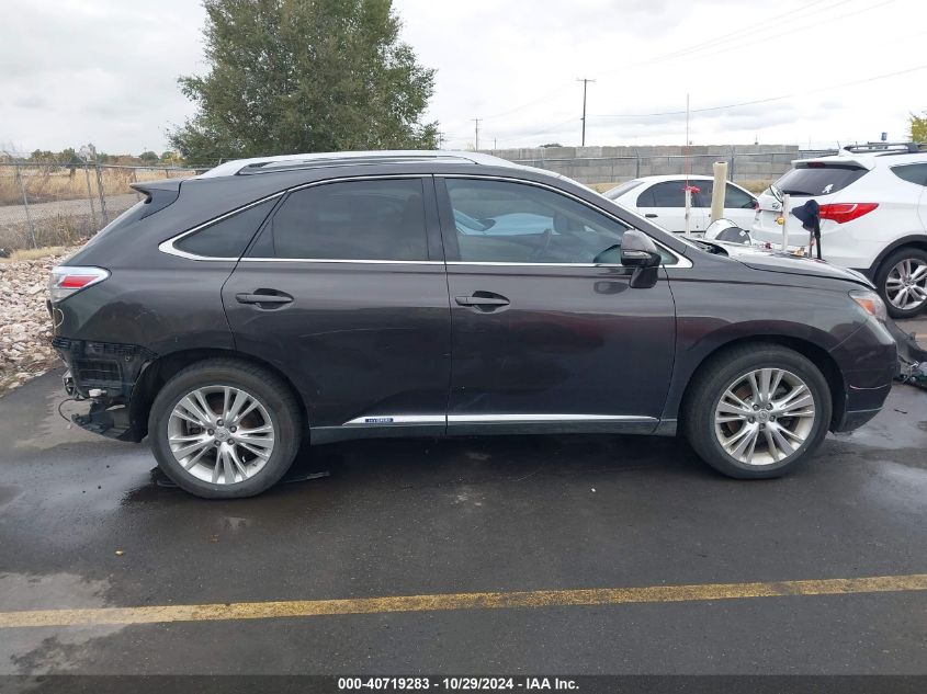 2010 Lexus Rx 450H VIN: JTJBC1BA3A2007796 Lot: 40719283