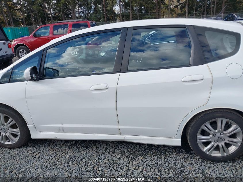 2010 Honda Fit Sport VIN: JHMGE8H45AS014678 Lot: 40719376