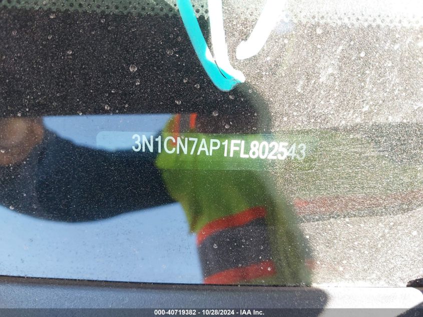 2015 NISSAN VERSA 1.6 SV - 3N1CN7AP1FL802543