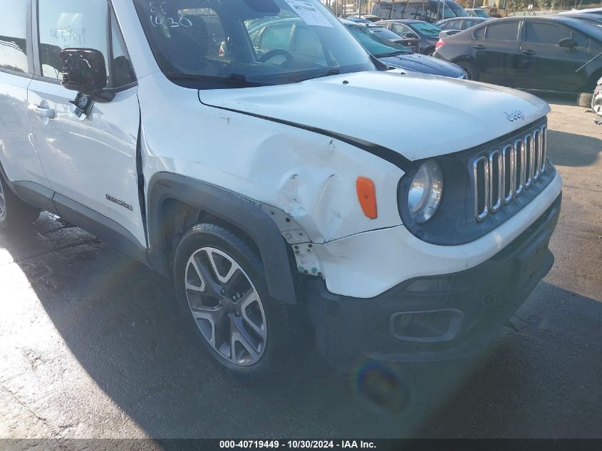 2015 Jeep Renegade Latitude VIN: ZACCJABT4FPB29336 Lot: 40719449