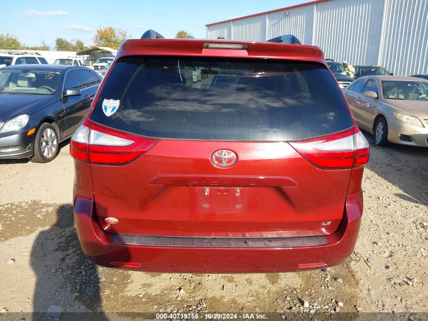 2017 Toyota Sienna Le 8 Passenger VIN: 5TDKZ3DC1HS770320 Lot: 40719755