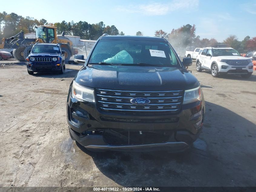 2017 Ford Explorer Xlt VIN: 1FM5K8D86HGD36751 Lot: 40719822