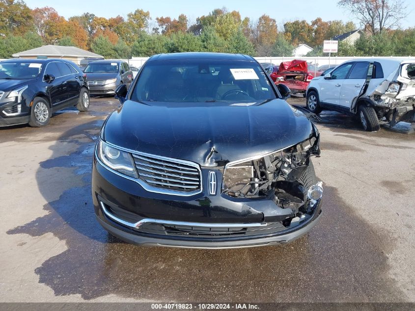 2016 Lincoln Mkx Reserve VIN: 2LMTJ8LR0GBL42205 Lot: 40719823